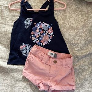 Old Navy Toddler Girls Matching Set
